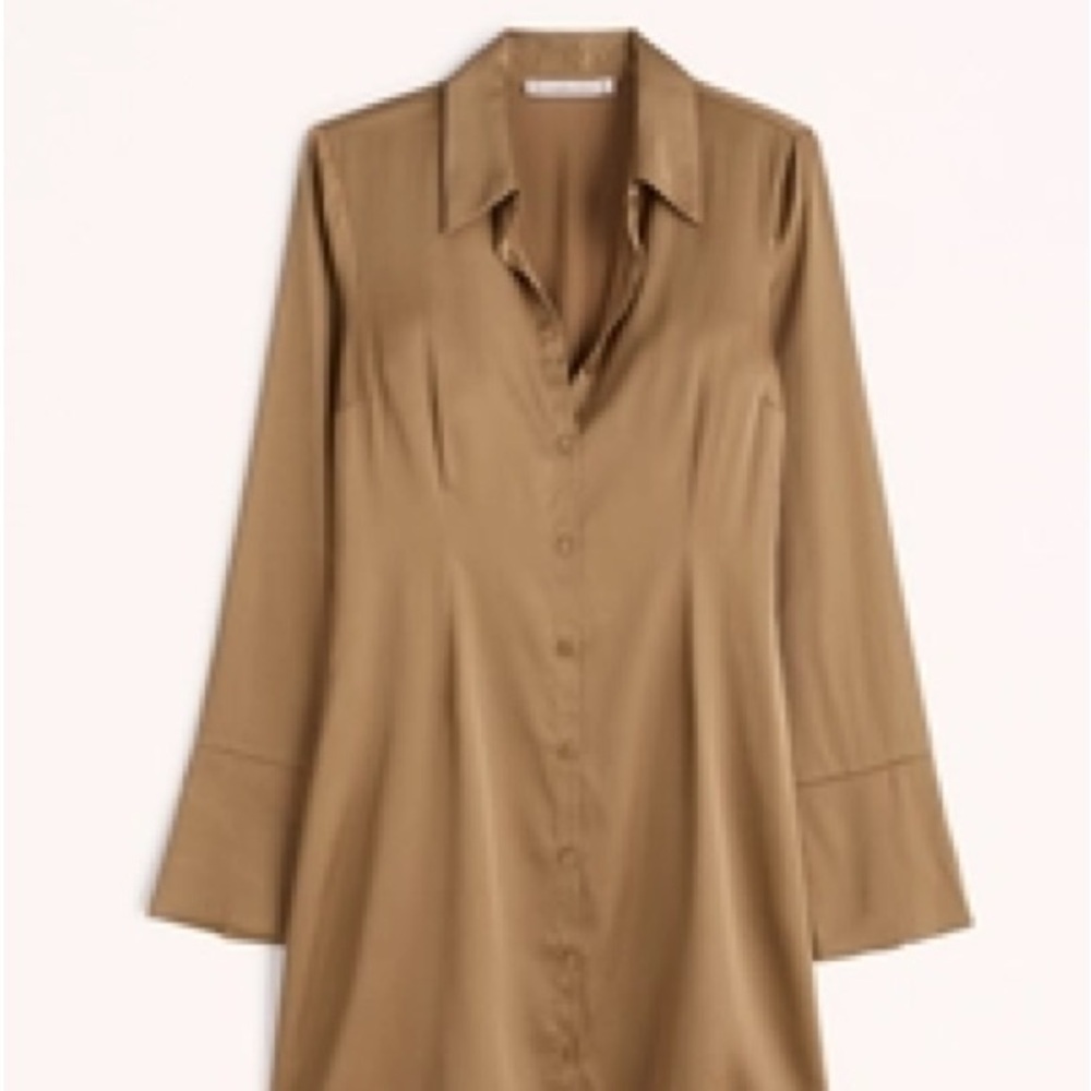 Long-Sleeve Satin Shirt
Dress